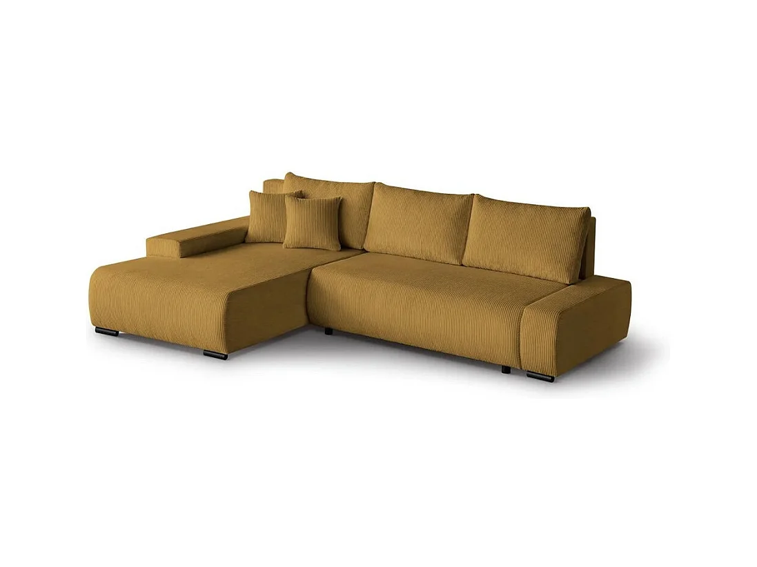 ECKSCHLAFSOFA Draco L Gelb
