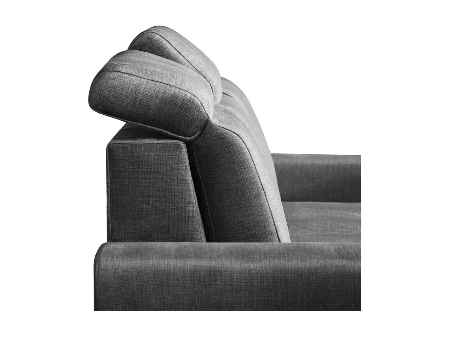 ECKSCHLAFSOFA Alex Mini dunkelgrau links