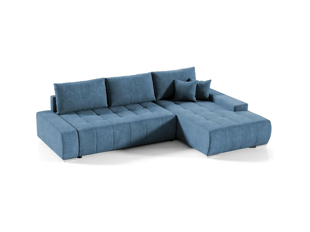 ECKSCHLAFSOFA Draco L Blau
