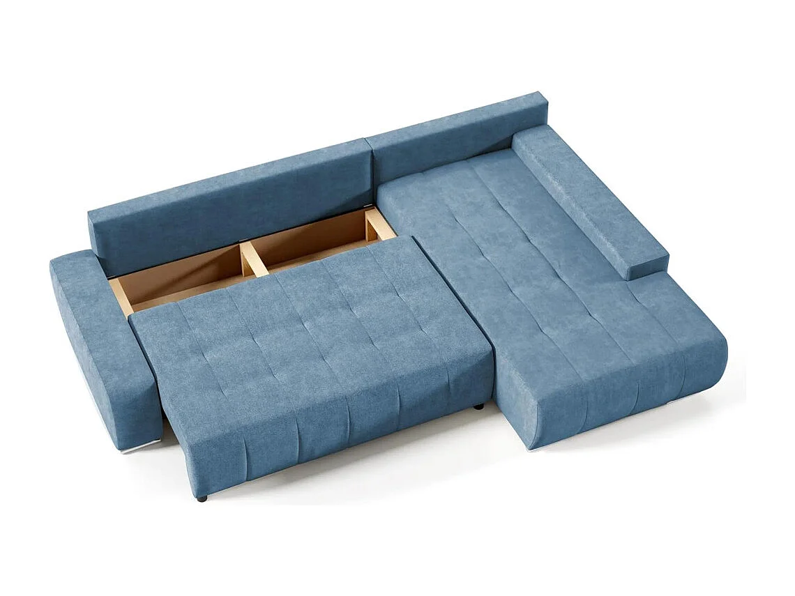 ECKSCHLAFSOFA Draco L Blau