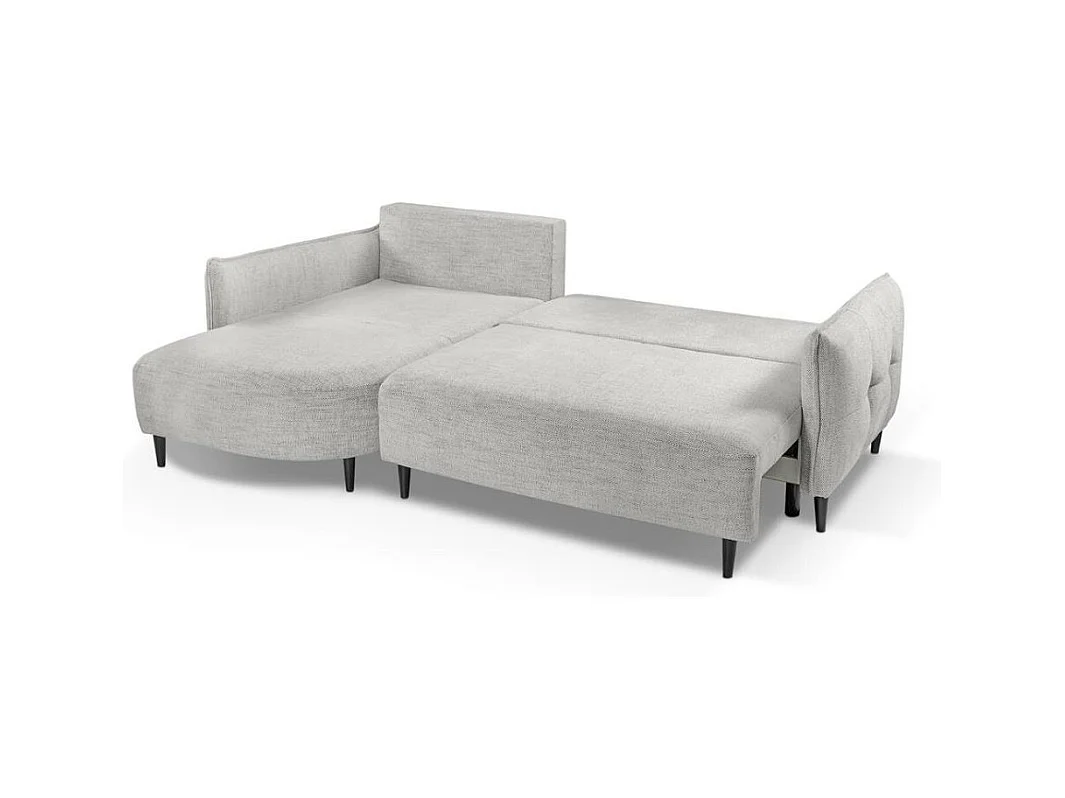 ECKSCHLAFSOFA Sycylia links hellgrau