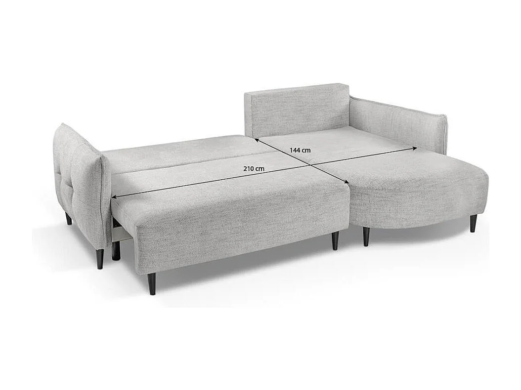 CANAPE COLLECTIF Sycylia gauche gris clair