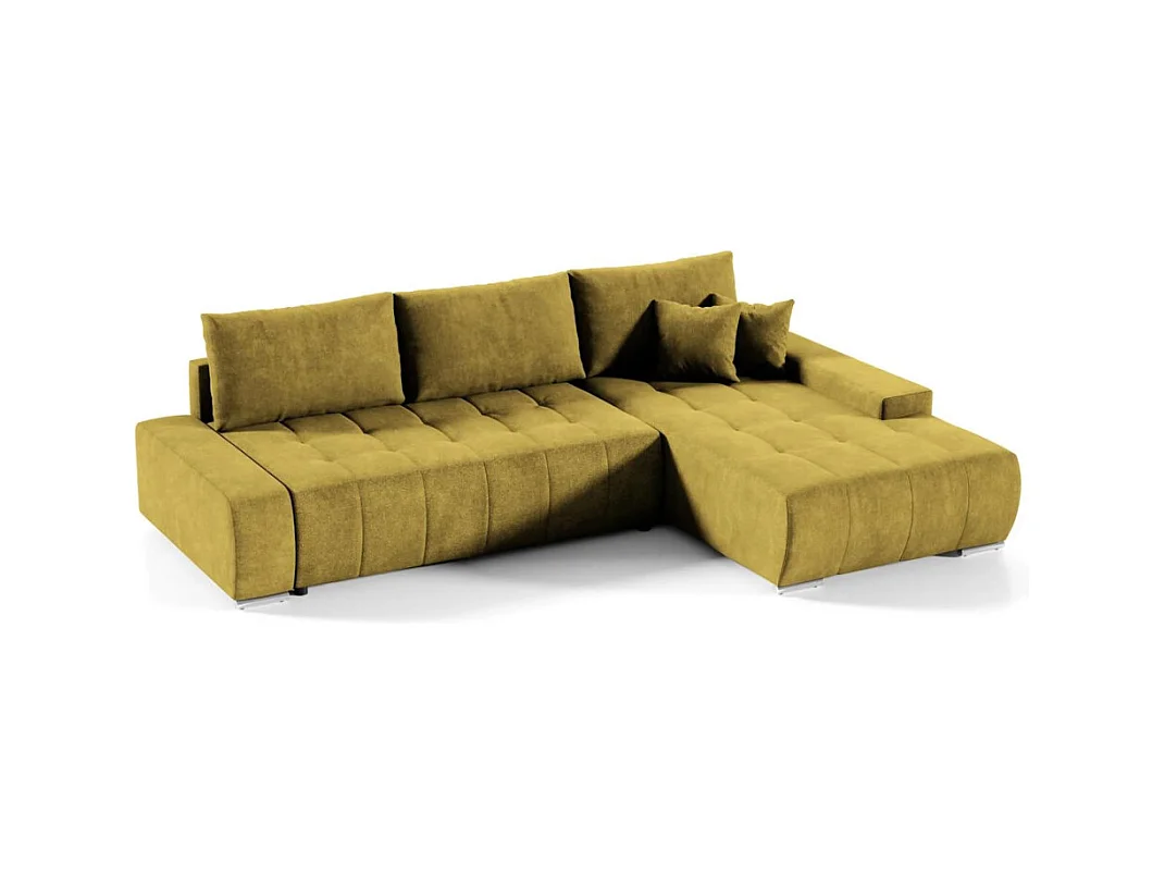 ECKSCHLAFSOFA Draco L Gelb