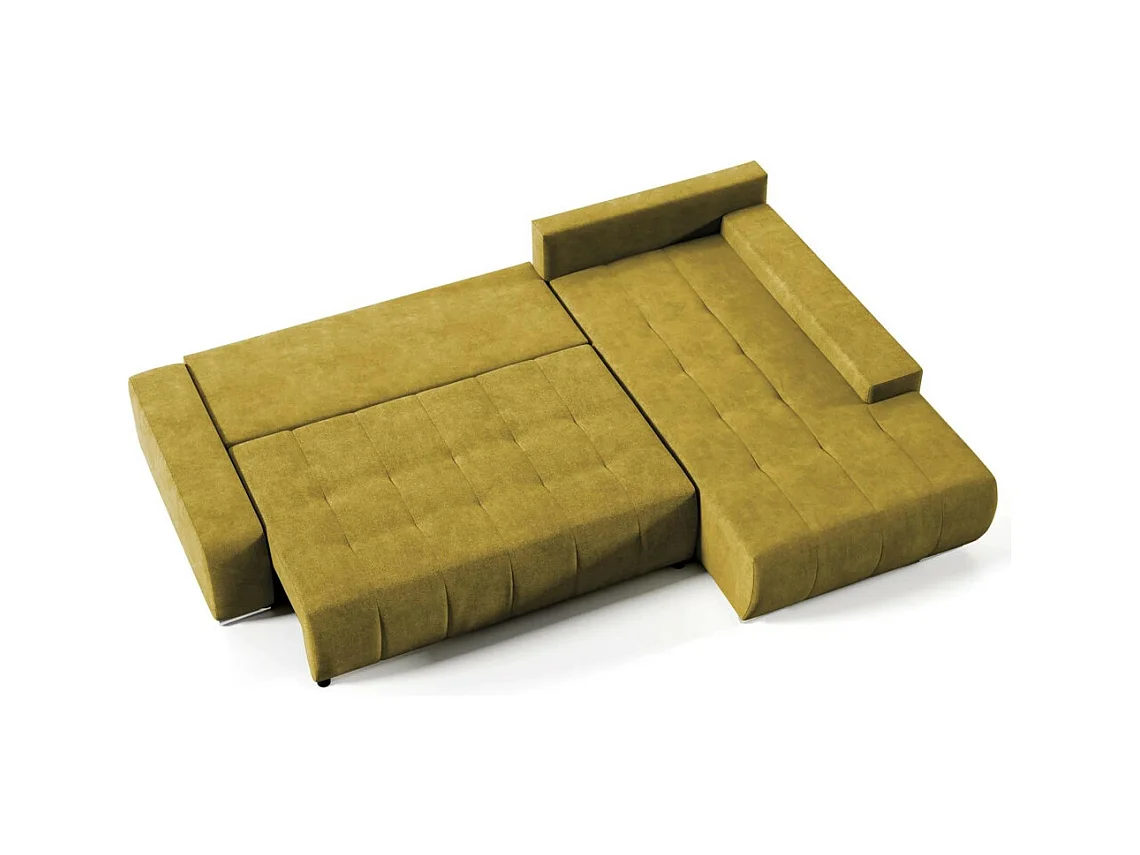 ECKSCHLAFSOFA Draco L Gelb