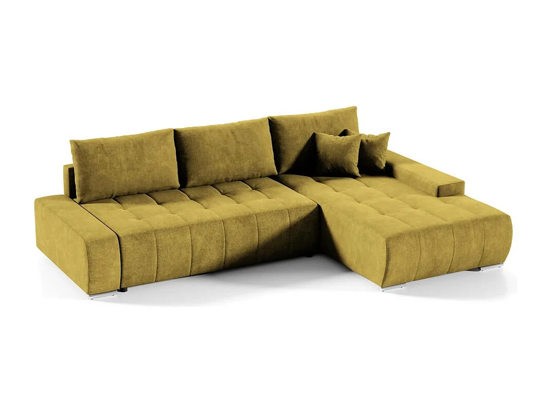 ECKSCHLAFSOFA Draco L Gelb