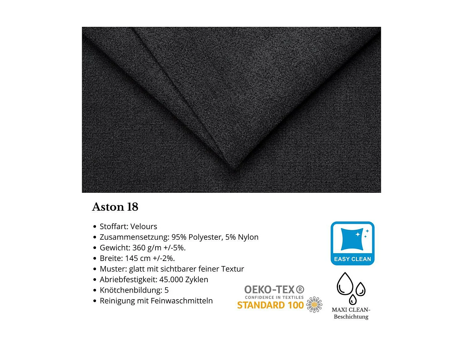 Canapé-lit ECKSCHLAFSOFA Draco L Anthracite