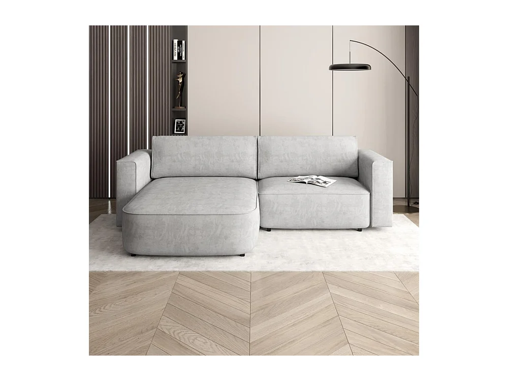 ECKSCHLAFSOFA Carlos hellgrau