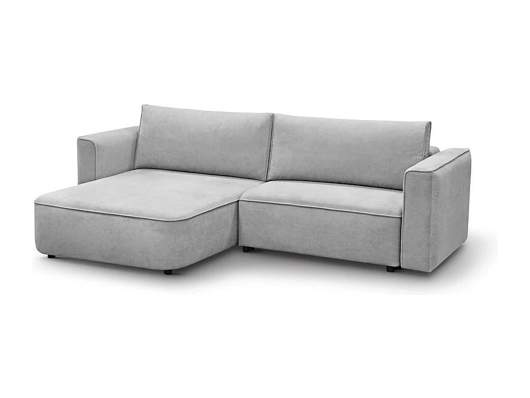 ECKSCHLAFSOFA Carlos hellgrau