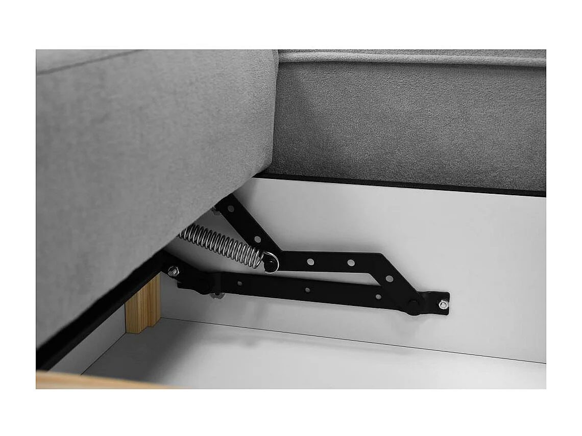 ECKSCHLAFSOFA Carlos hellgrau