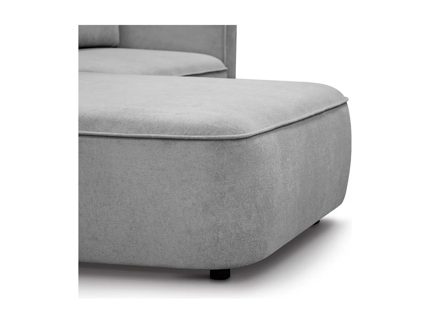 ECKSCHLAFSOFA Carlos hellgrau