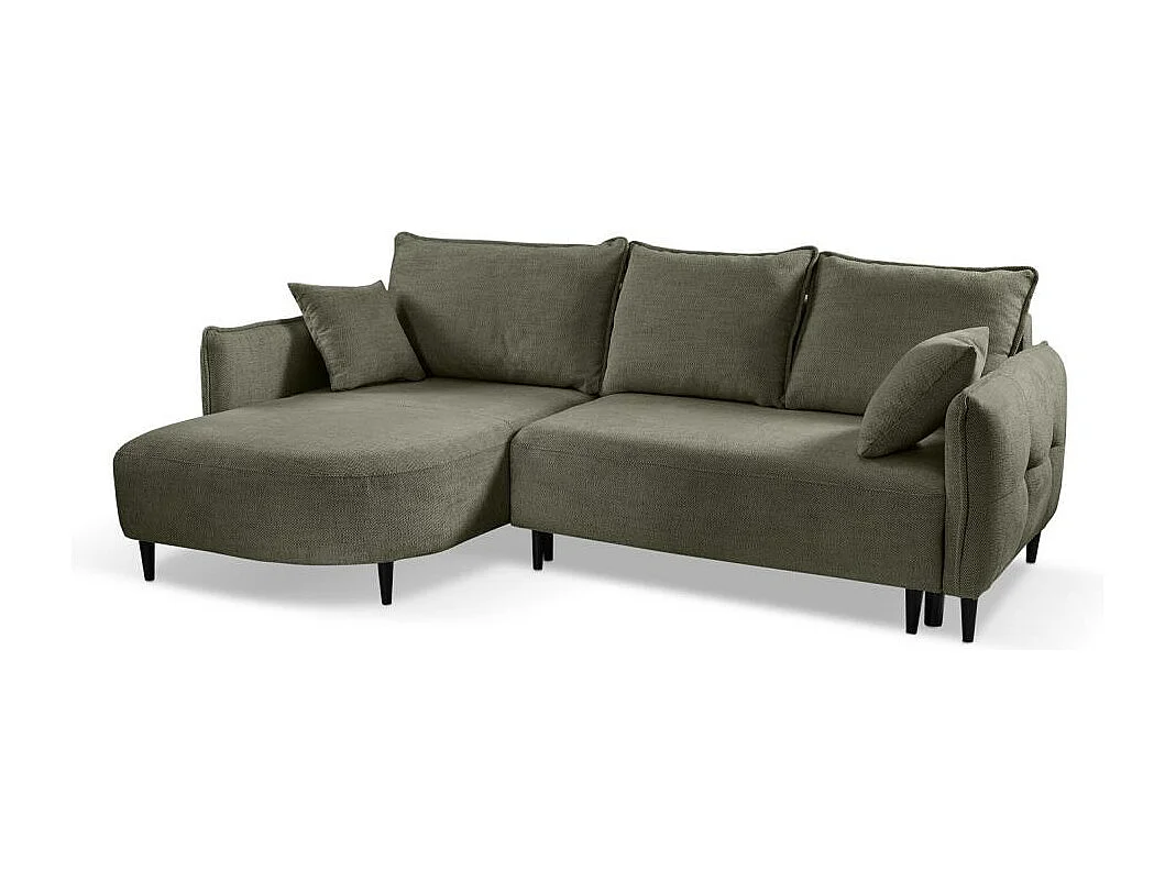 Hoekslaapbank Sycylia links groen