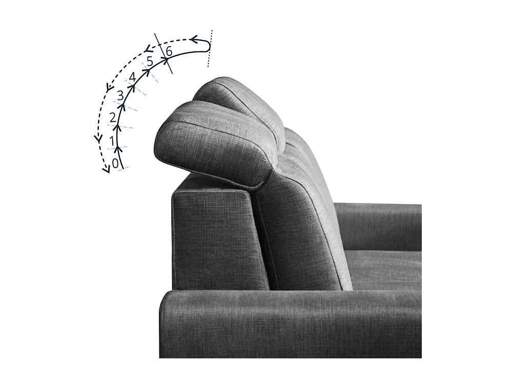 ECKSCHLAFSOFA Alex Mini hellbraun links