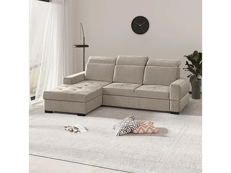 CANAPE Alex Mini marron clair gauche