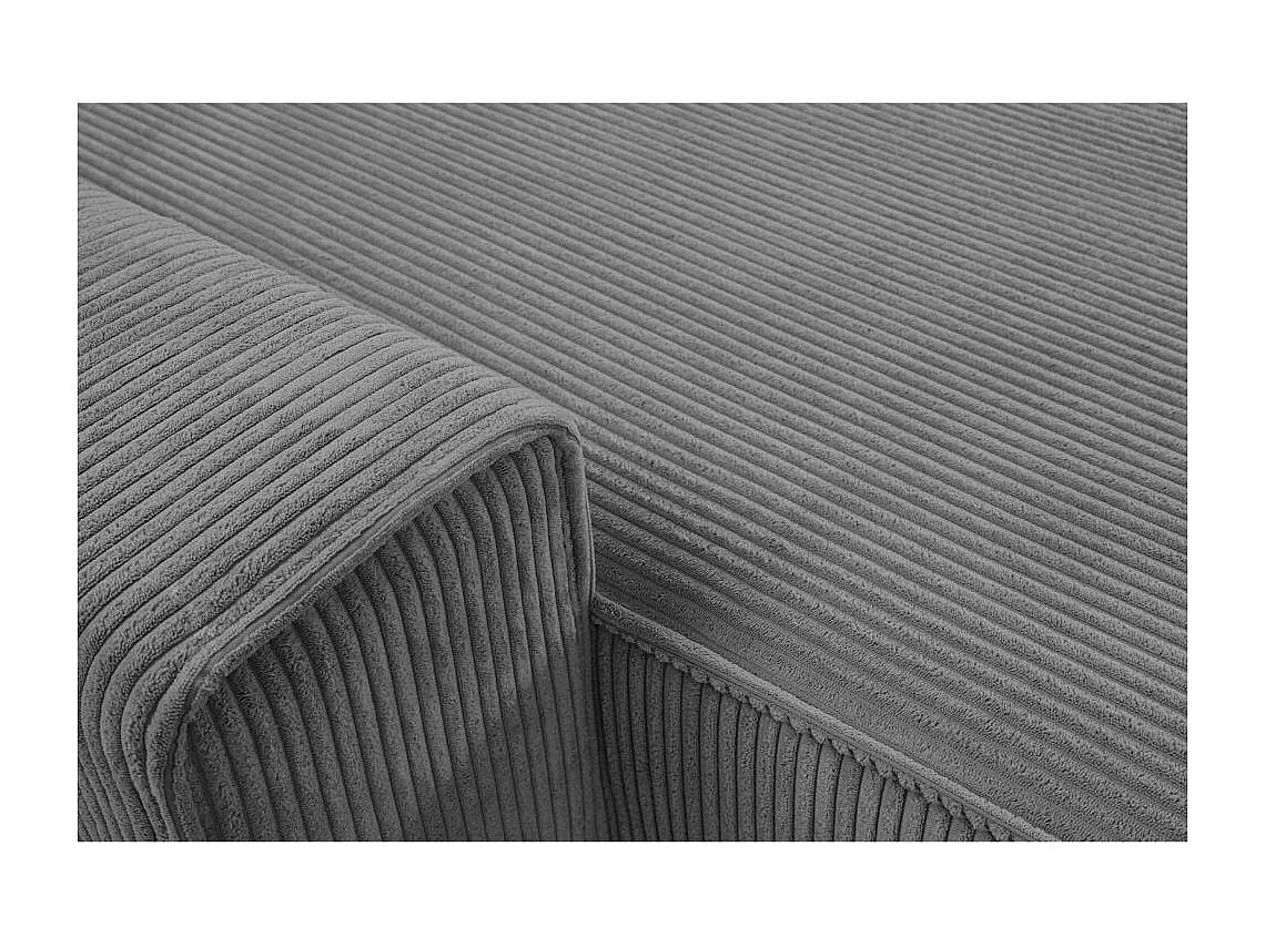 CANAPE Hektor U avec fonction sommeil gris