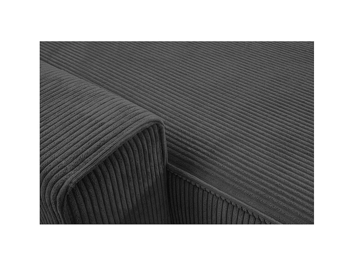 MEUBLE CANAPE Hektor U avec fonction sommeil gris foncé