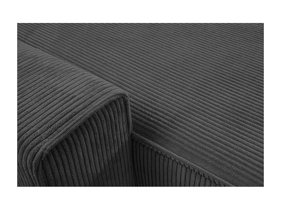 MEUBLE CANAPE Hektor U avec fonction sommeil gris foncé