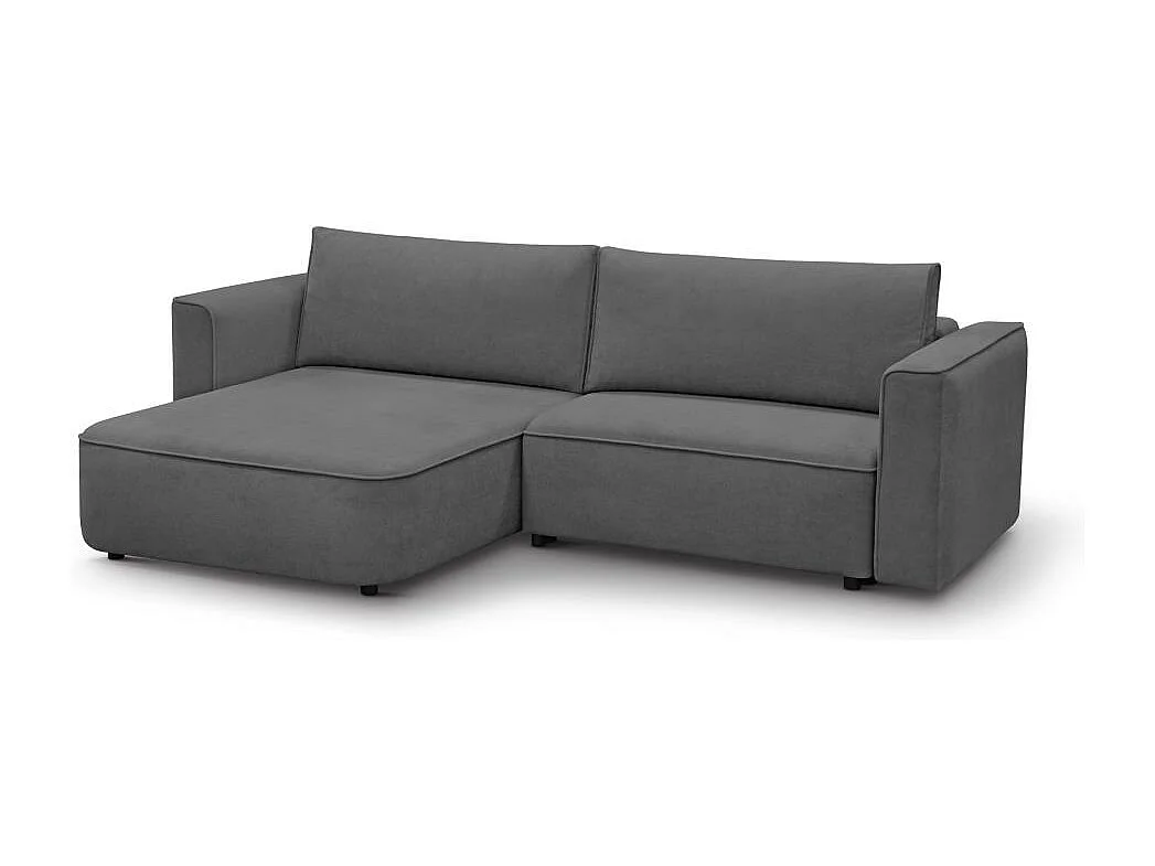 ECKSCHLAFSOFA Carlos dunkelgrau