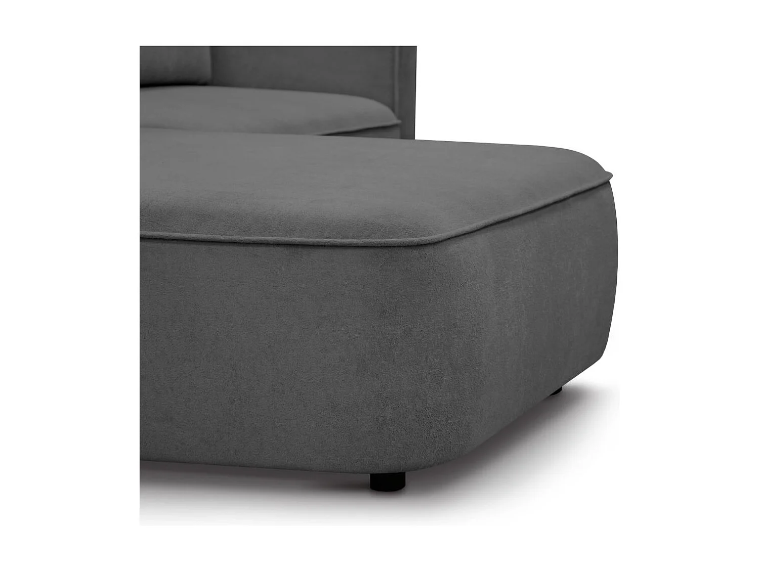 ECKSCHLAFSOFA Carlos dunkelgrau