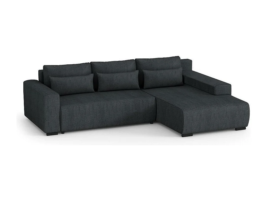 Hoekslaapbank Benny antraciet rechts