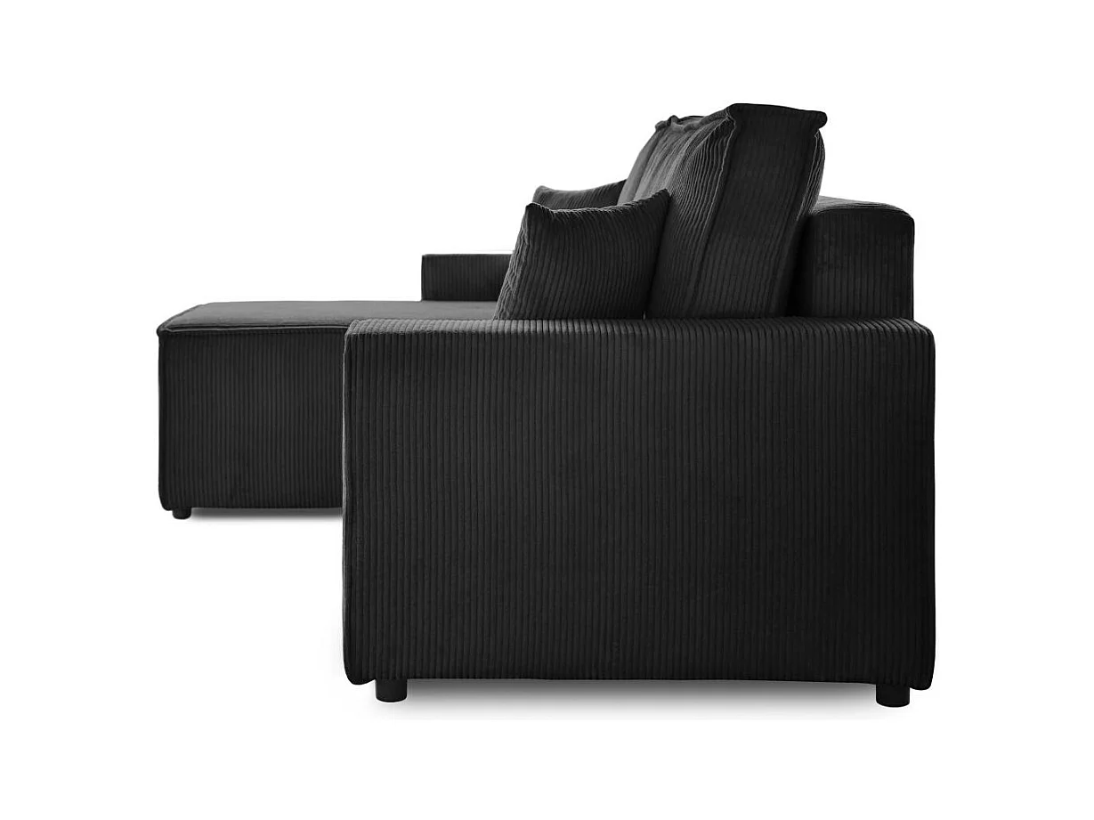 ECKSCHLAFSOFA mit Schlaffunktion Hektor dunkelgrau