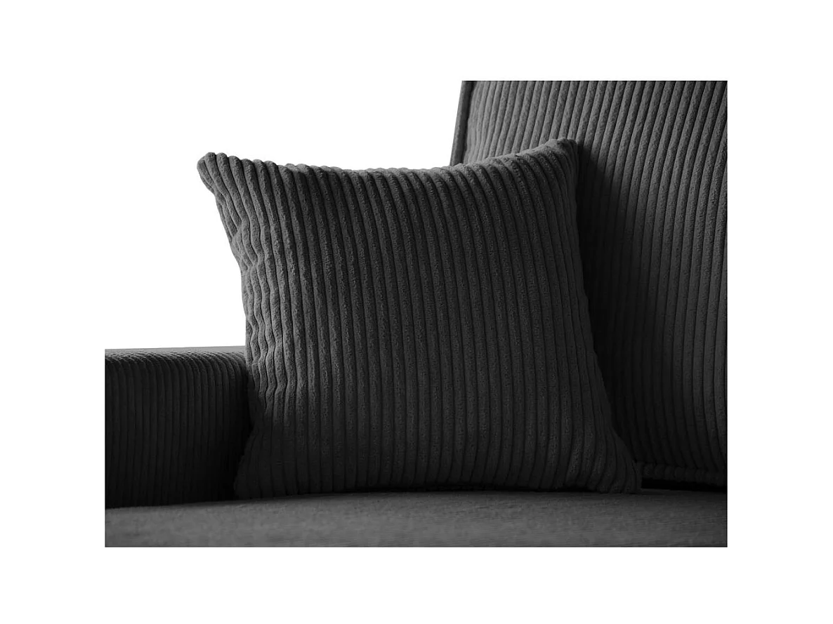 ECKSCHLAFSOFA mit Schlaffunktion Hektor dunkelgrau