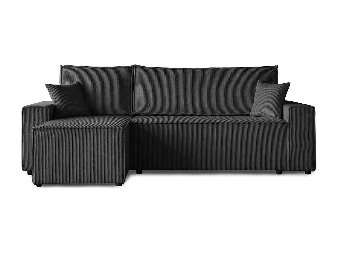 CANAPE AVEC FONCTION LIT Hektor gris foncé