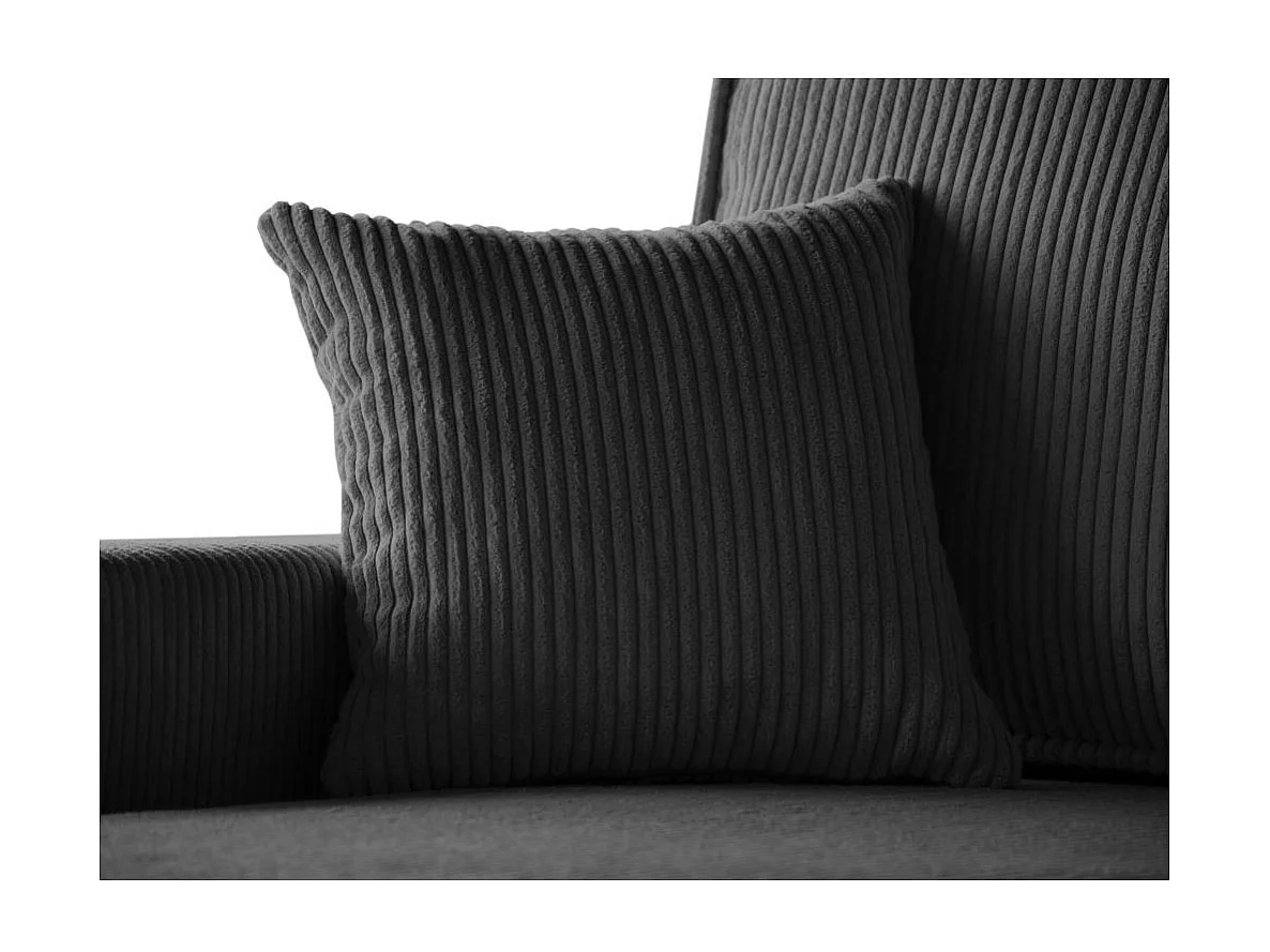 CANAPE AVEC FONCTION LIT Hektor gris foncé