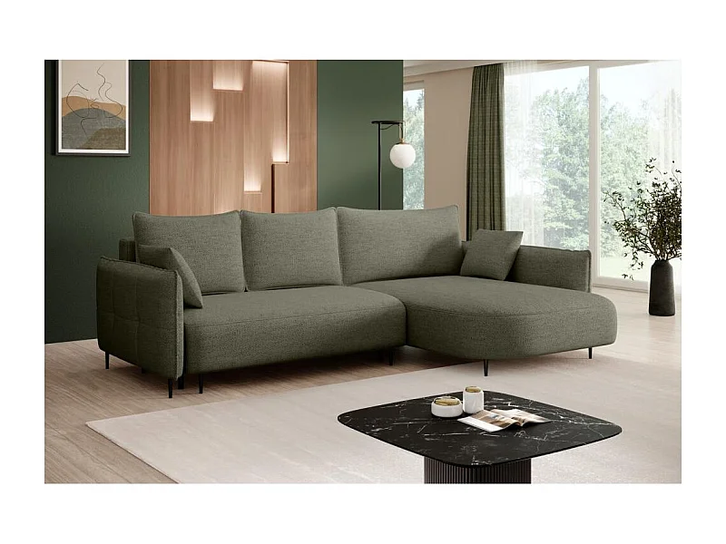 ECKSCHLAFSOFA Sycylia rechts grün