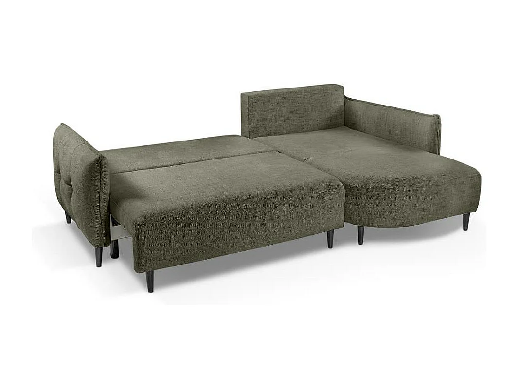 ECKSCHLAFSOFA Sycylia rechts grün