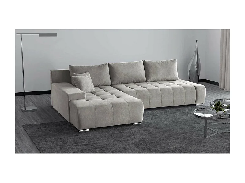 Canapé-lit ECKSCHLAFSOFA Draco L Beige