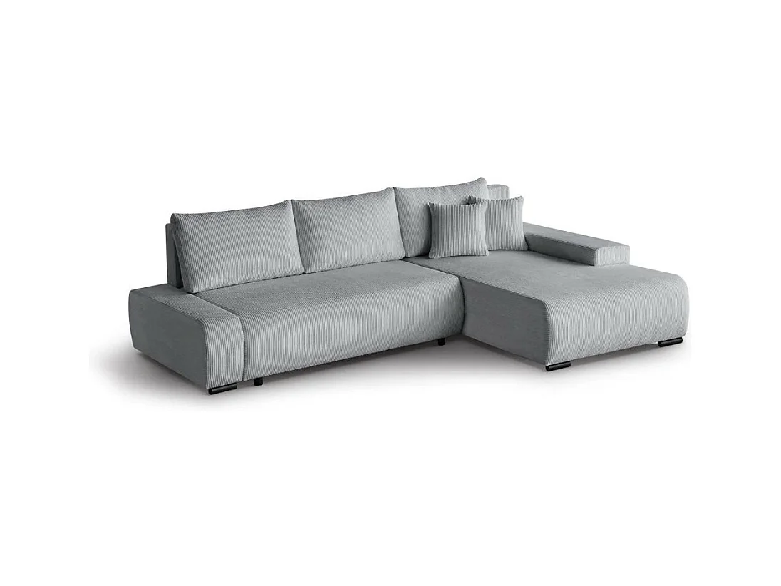 ECKSCHLAFSOFA Draco L Hellgrau