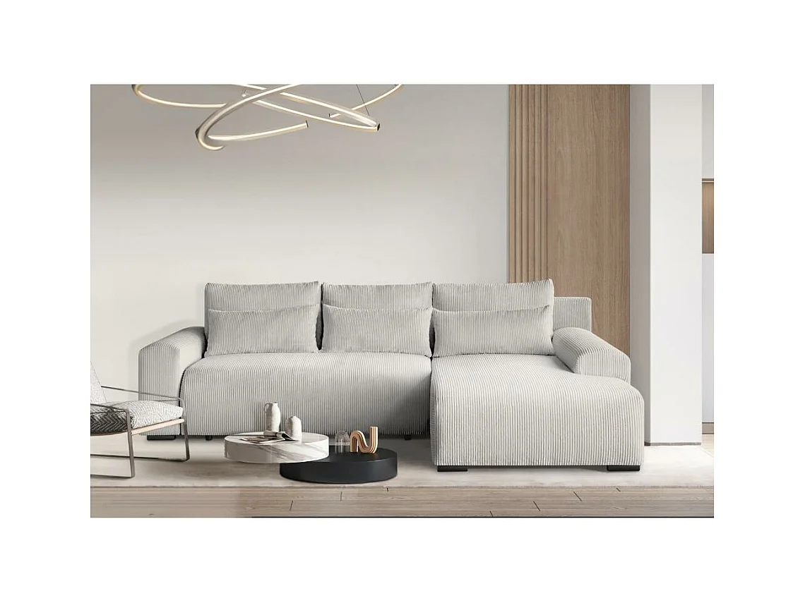 ECKSCHLAFSOFA Benny beige rechts