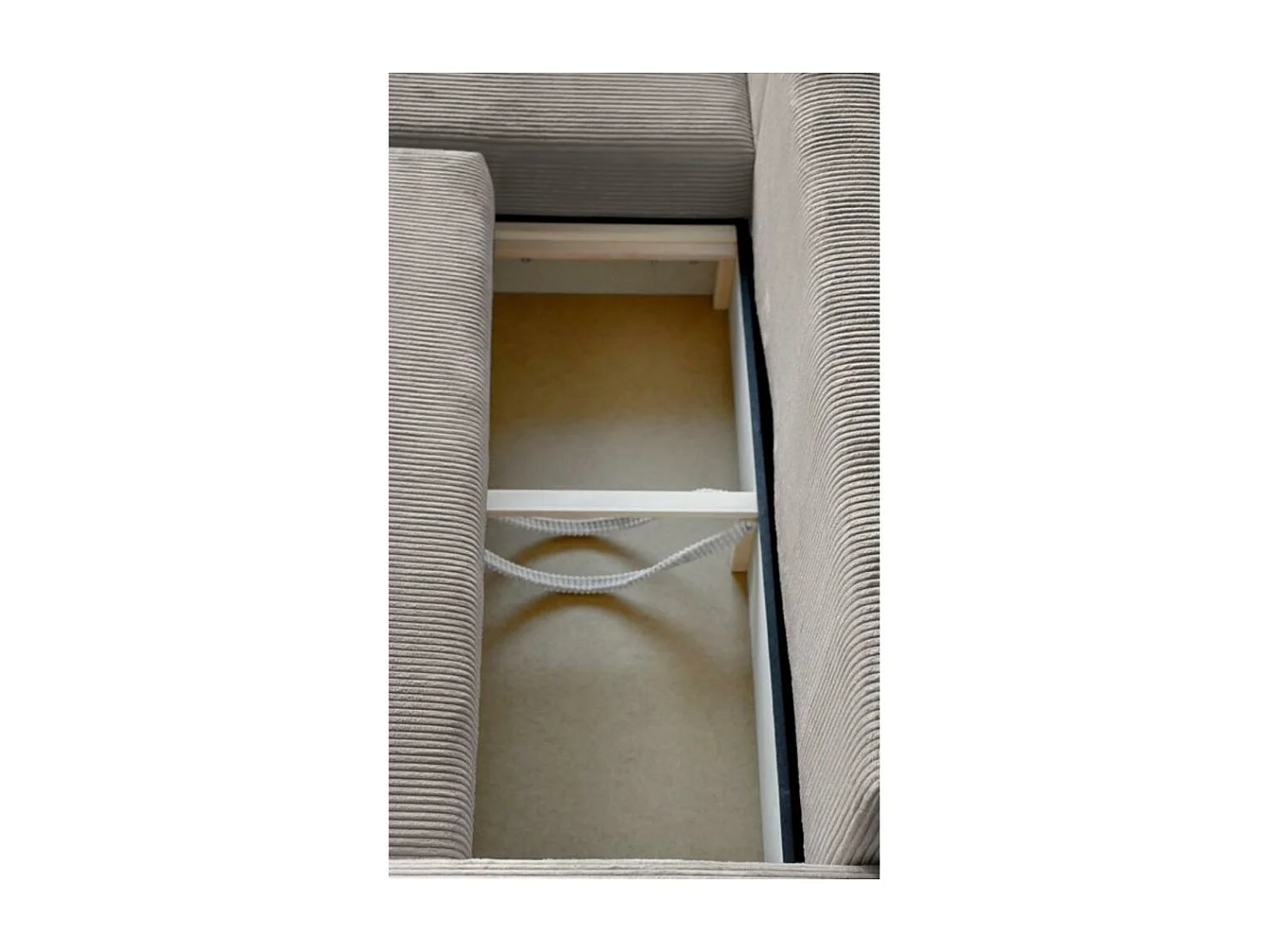 Hoekslaapbank Benny beige rechts