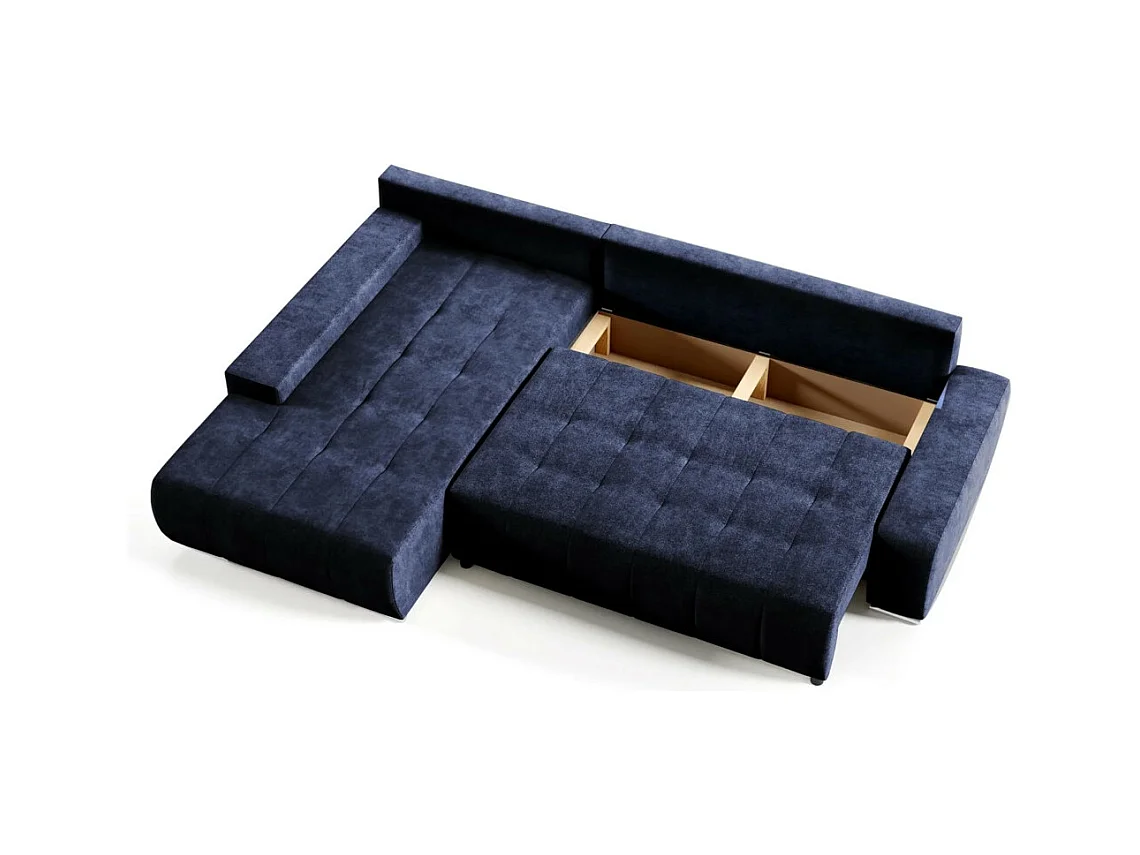 ECKSCHLAFSOFA Draco L Dunkelblau