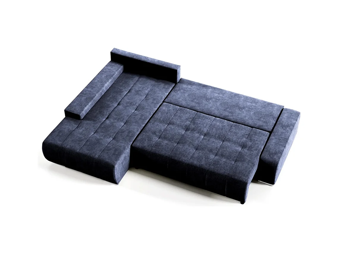 ECKSCHLAFSOFA Draco L Dunkelblau