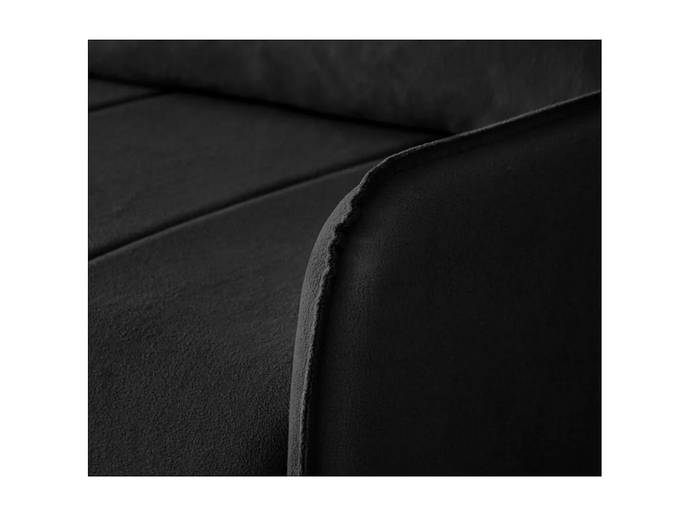 ECKSCHLAFSOFA Capri schwarz