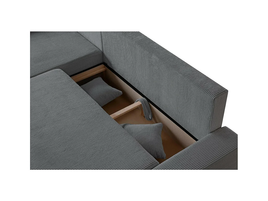 ECKSCHLAFSOFA Draco L Grau