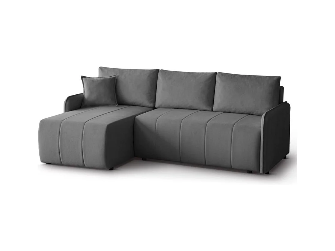 ECKSCHLAFSOFA Capri dunkelgrau