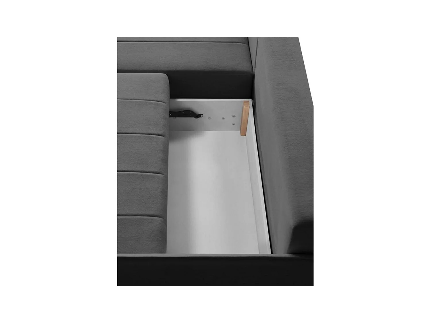 ECKSCHLAFSOFA Capri dunkelgrau