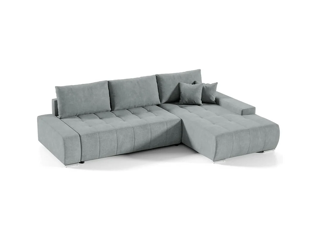 ECKSCHLAFSOFA Draco L Hellgrau