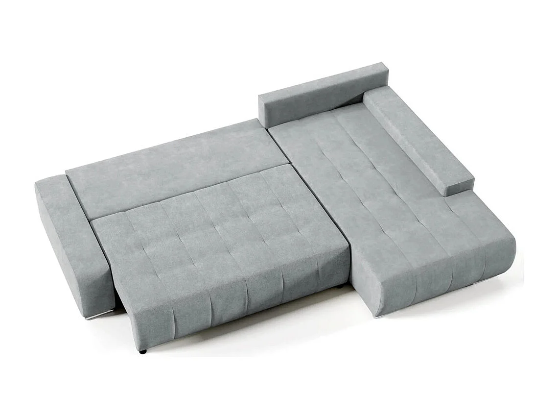 ECKSCHLAFSOFA Draco L Hellgrau