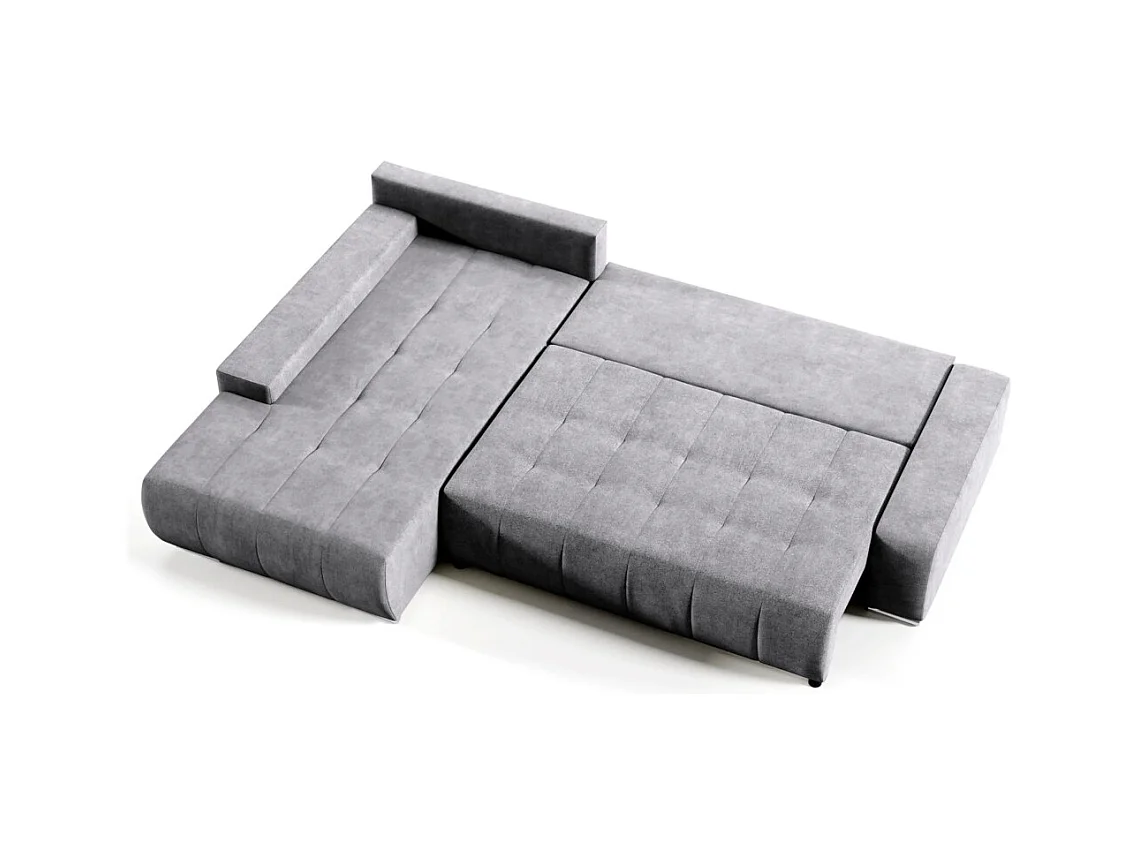 ECKSCHLAFSOFA Draco L Dunkelgrau