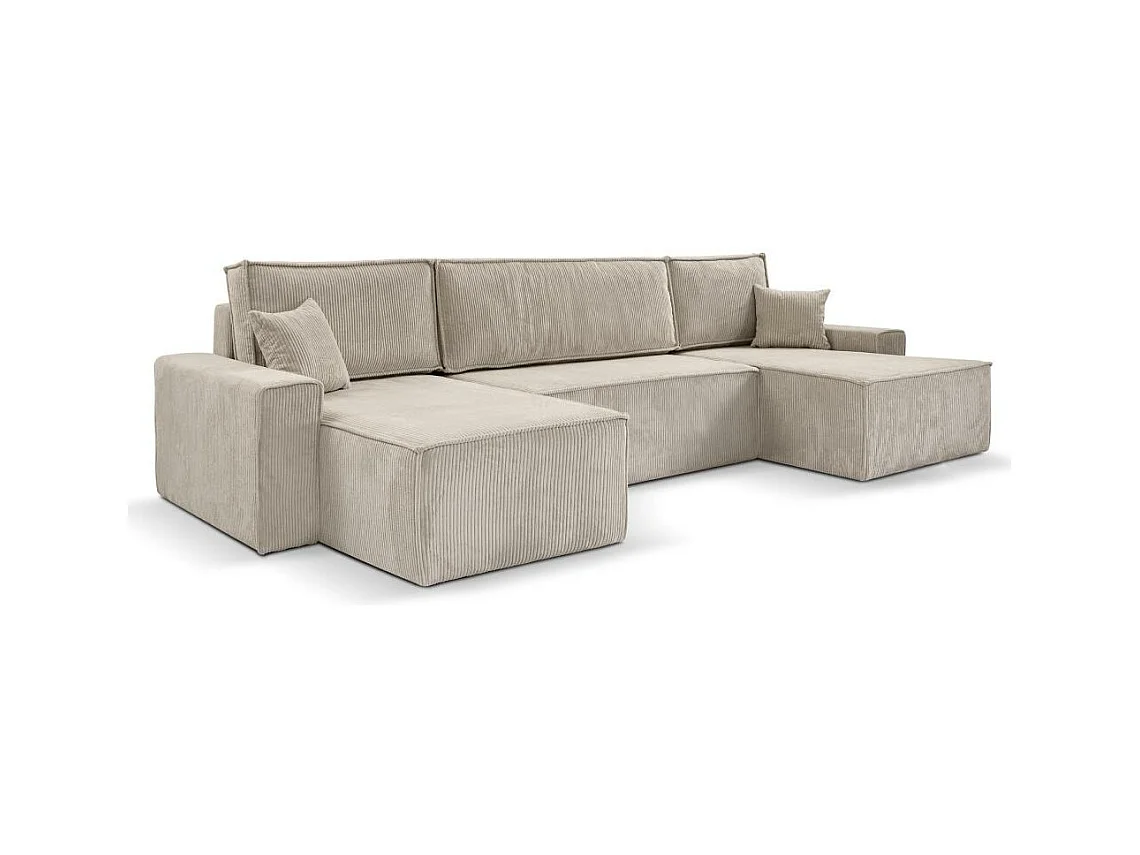 WOONLANDSCHAP Hektor U met slaapfunctie beige