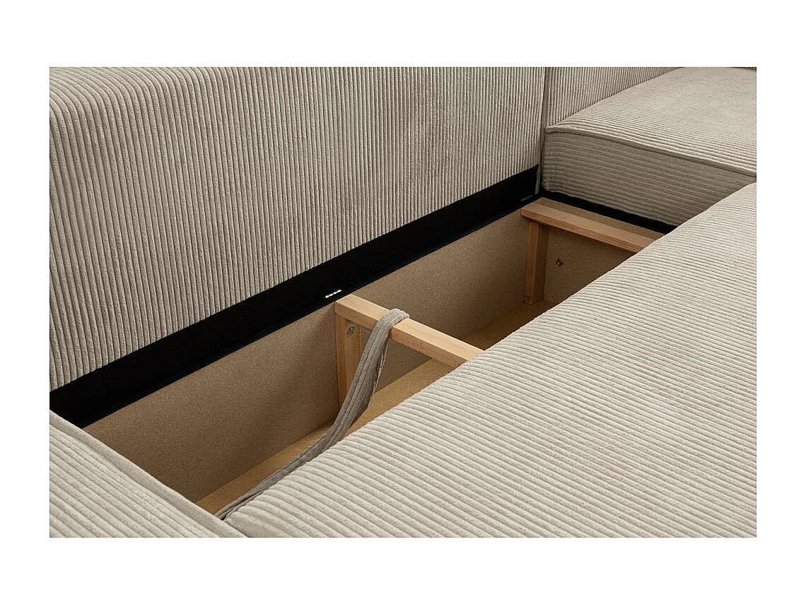 WOONLANDSCHAP Hektor U met slaapfunctie beige