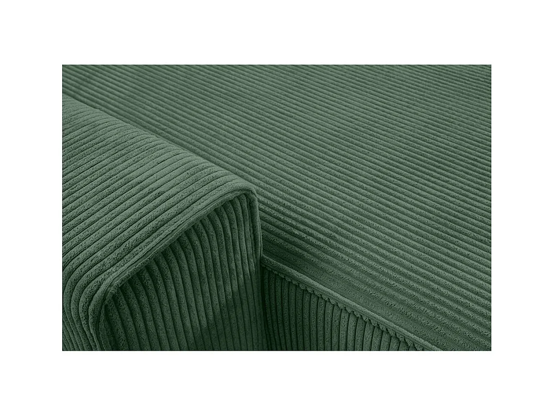 CANAPE Hektor U avec fonction sommeil vert