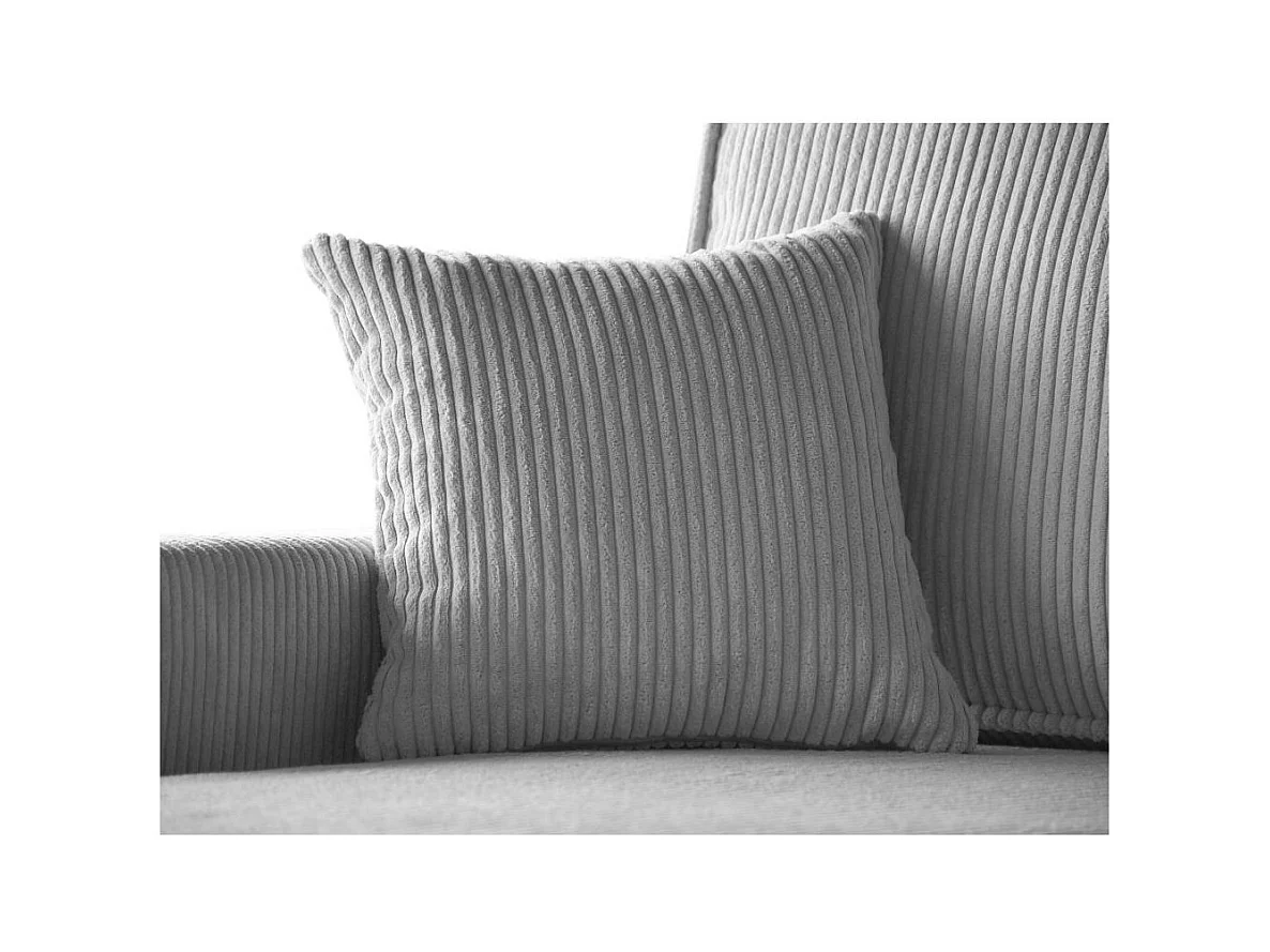 HOEKBANK met slaapfunctie Hektor lichtgrijs