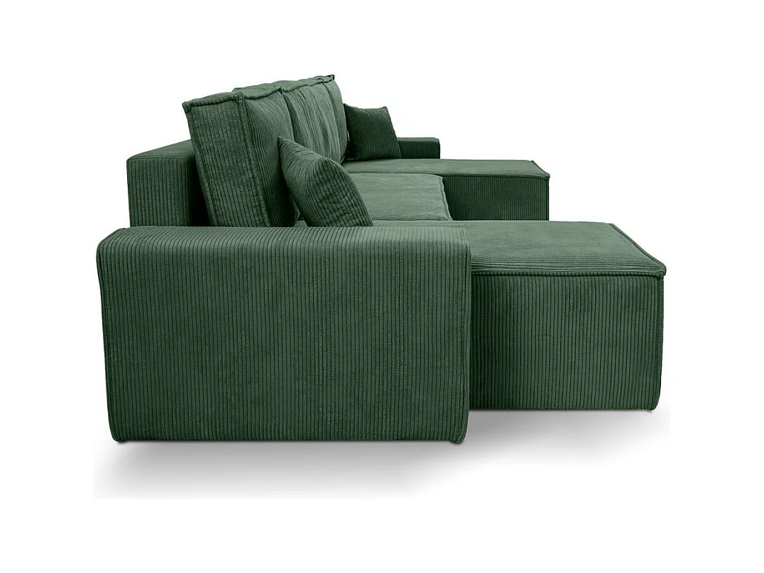 WOHNLANDSCHAFT Hektor U mit Schlaffunktion grün