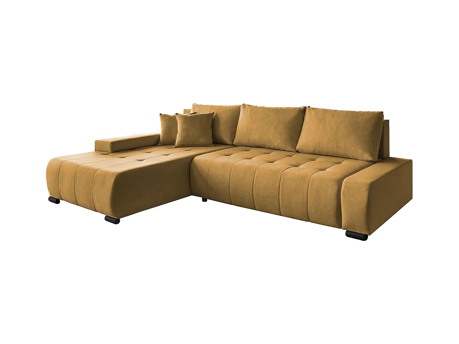 ECKSCHLAFSOFA Draco L Gelb