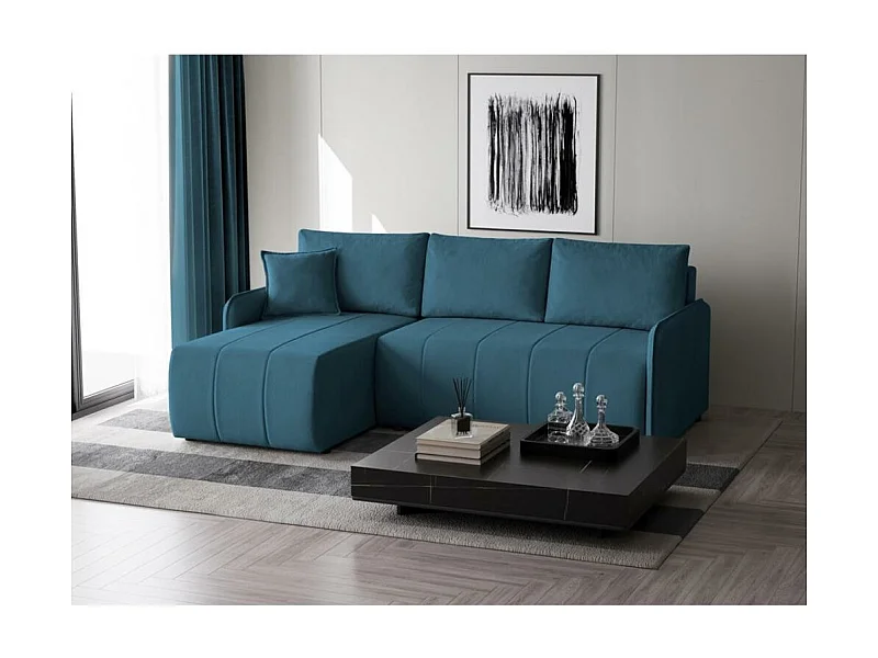 ECKSCHLAFSOFA Capri blau