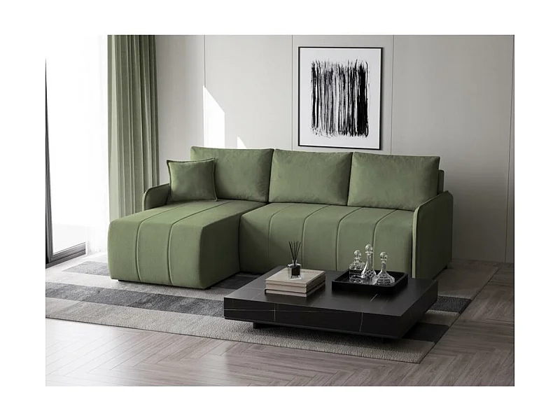 ECKSCHLAFSOFA Capri grün